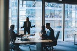 Business people in a boardroom