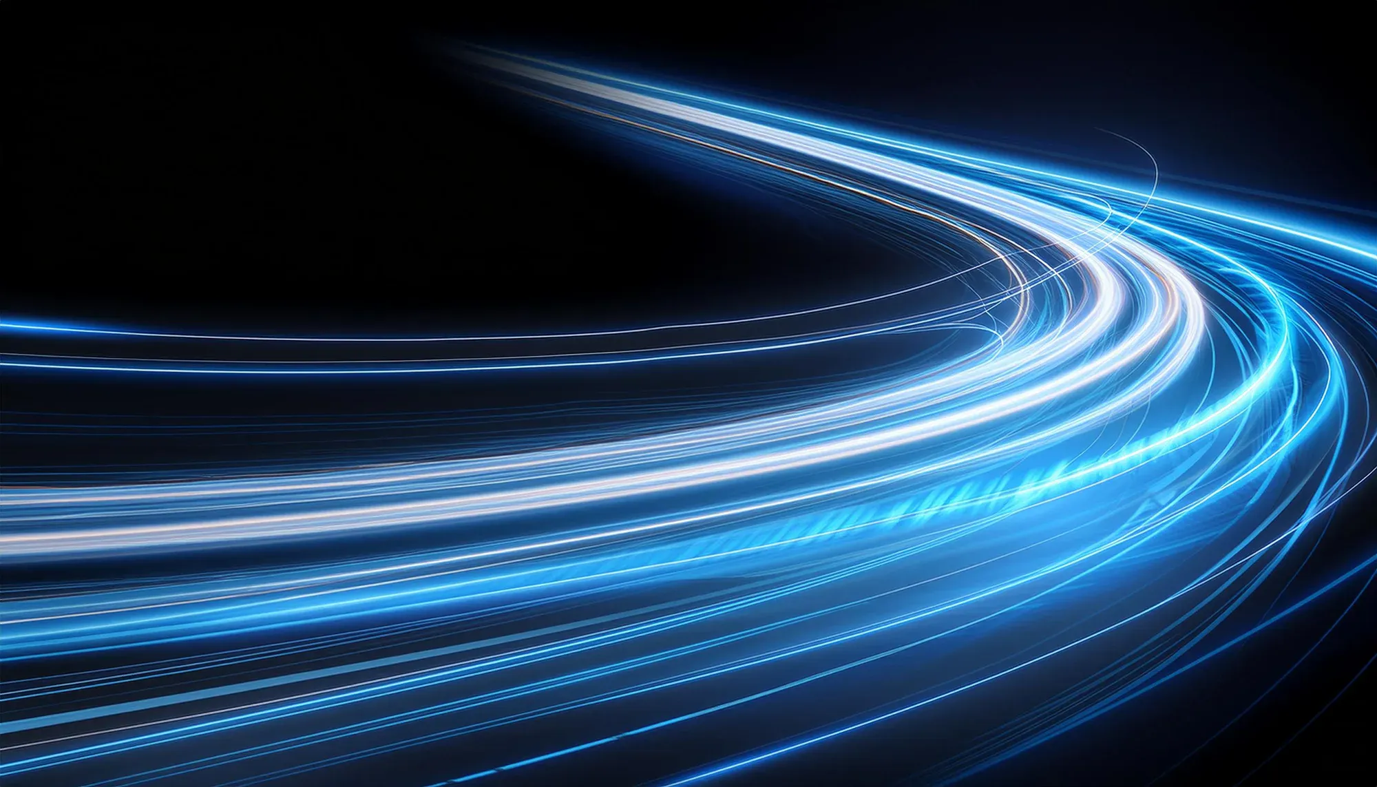 Streaming blue lights