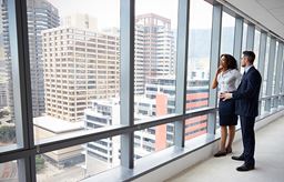 Looking at the city