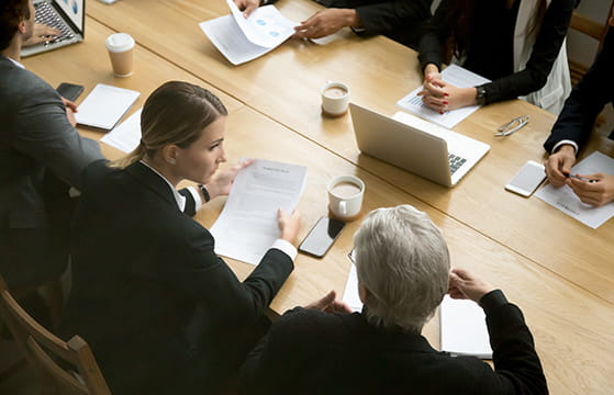 Corporate meeting