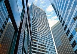 Tall corporate building