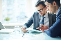 Meeting with laptop