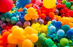 colourful balloons 