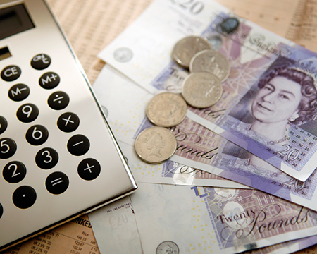 Calculator and money