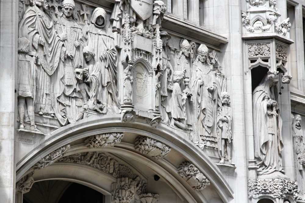 Front of the Supreme Court UK