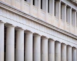 Court style building