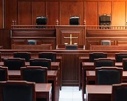 Empty court room