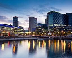 Manchester at dusk