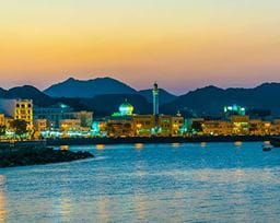 Muscat, Oman, sunset