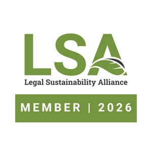 The Legal Sustainability Alliance (LSA) is a not-for-profit network run by law firms for law firms, dedicated to improving environmental sustainability and achieving net-zero emissions across the legal sector.